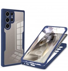 Husa pentru Samsung Galaxy S24 Ultra - Techsuit Marble Series - Mov Hex