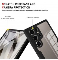 [PACHET 360] -  Husa pentru Samsung Galaxy S24 Ultra + Folie - Techsuit ColorVerse 360 Series - Mov
