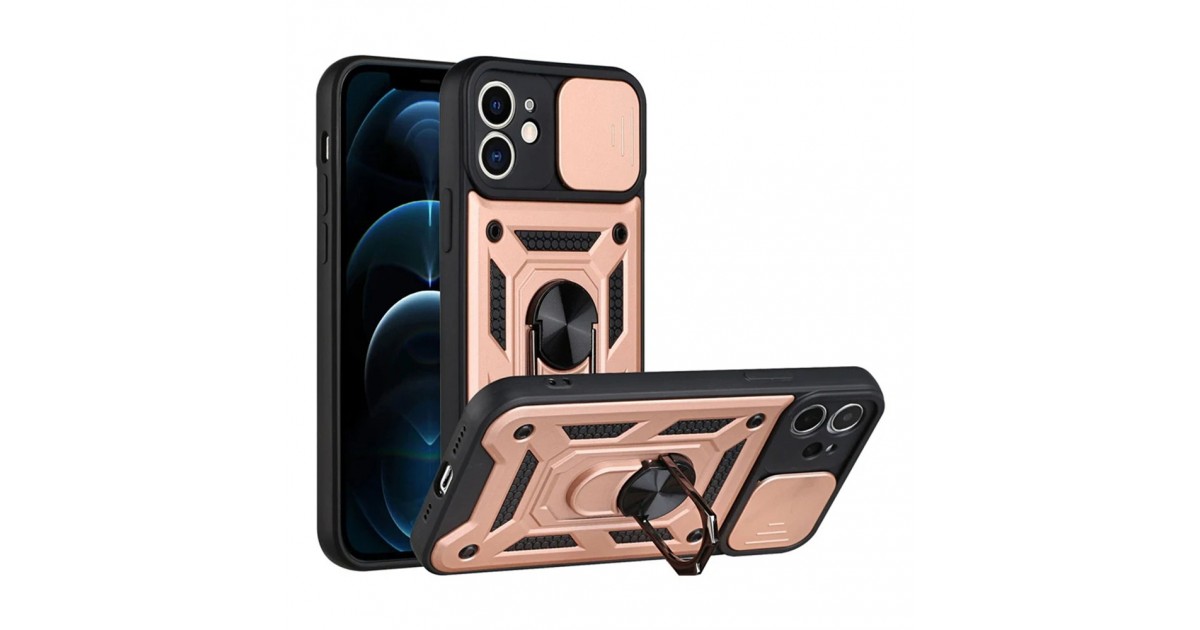 Husa pentru iPhone 11 - Techsuit CamShield Series - Rose Gold