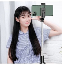 Selfie Stick Stabil cu Telecomanda, 67cm - Techsuit (S03) - Negru