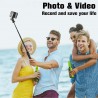 Selfie Stick cu Telecomanda, Tripod - Techsuit (K22) - Negru