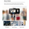 Selfie Stick cu Trepied si Telecomanda, 70cm - Techsuit (L19s) - Negru