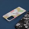 Husa Carcasa Spate pentru Samsung Galaxy A52 / Galaxy A52s - Marble Design, Hexagoane Violet
