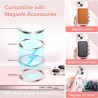 Husa pentru iPhone 15 - Techsuit Luxury Crystal MagSafe - Roz