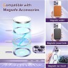 Husa pentru iPhone 15 Pro - Techsuit Luxury Crystal MagSafe - Light Mov