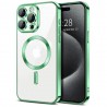 Husa pentru iPhone 15 Pro - Techsuit Luxury Crystal MagSafe - Light Verde