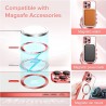 Husa pentru iPhone 15 Pro Max - Techsuit Luxury Crystal MagSafe - Rosie