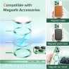 Husa pentru iPhone 15 Pro Max - Techsuit Luxury Crystal MagSafe - Deep Verde