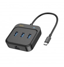 Adaptor USB to RJ45 LAN Port, 1000Mbps - Baseus Lite Series (WKQX000101) - Negru