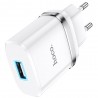 Incarcator Priza USB-A, 10W, 2.4A + Cablu Type-C - Hoco Ardent (N1) - Alb