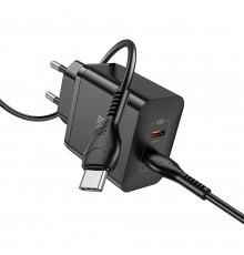 Incarcator Priza USB-A, 10W, 2.4A + Lightning - Hoco Ardent (N1) - Alb