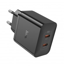 Incarcator pentru Priza USB, 3x Type-C, Fast Charging, 100W - Hoco Leader (N31) - Alb