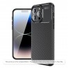 Husa pentru iPhone 11 - Techsuit CarbonFiber - Neagra