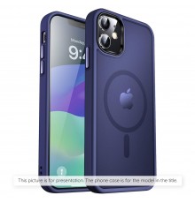 Husa pentru iPhone 11 Pro - Techsuit Carbon Silicone - Albastra