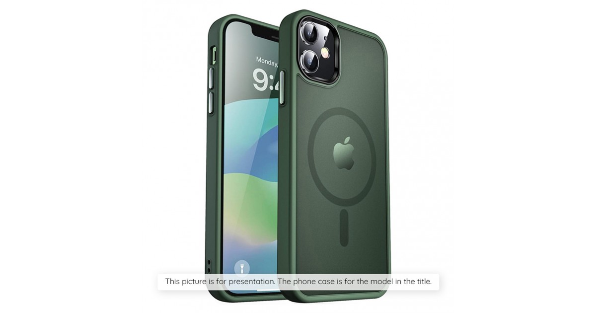 Husa pentru iPhone 15 - Techsuit HaloFrost MagSafe Series - Midnight Verde