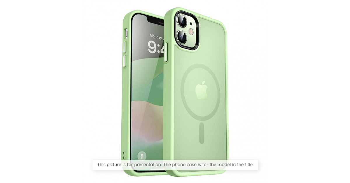 Husa pentru iPhone 15 - Techsuit HaloFrost MagSafe Series - Light Verde