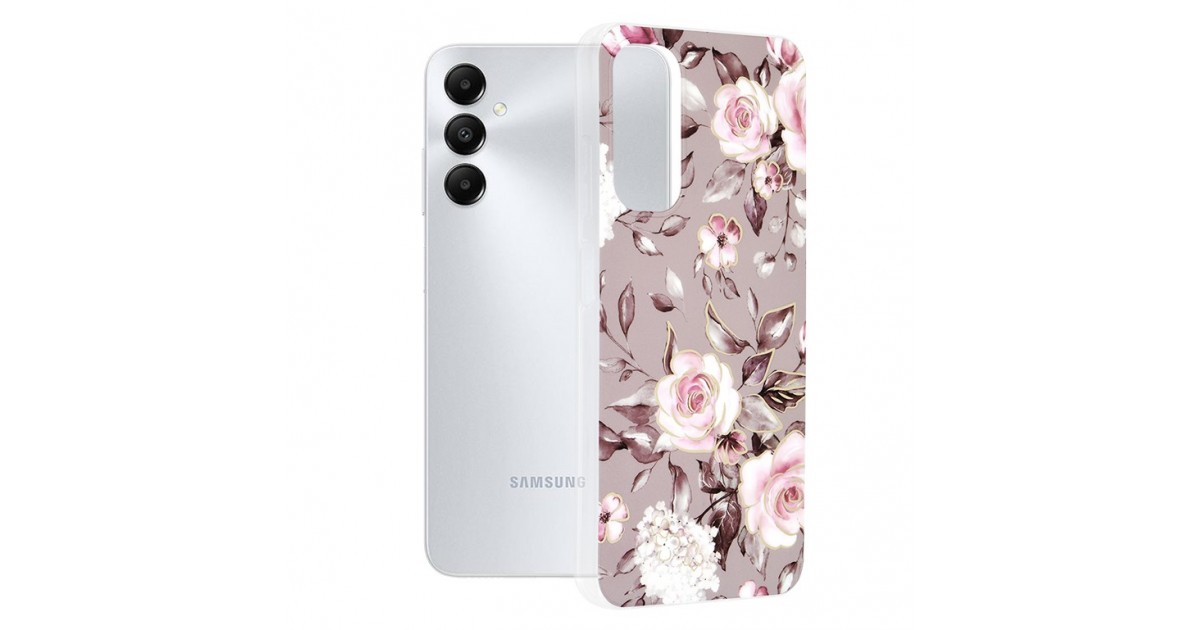 Husa pentru Samsung Galaxy A05s - Techsuit Marble Series - Bloom of Ruth Gray