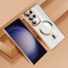 Husa pentru Samsung Galaxy S24 Ultra - Techsuit Luxury Crystal MagSafe - Rosie