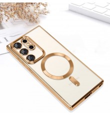 Husa pentru Samsung Galaxy S24 Ultra - Techsuit Luxury Crystal MagSafe - Gold