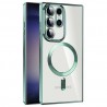 Husa pentru Samsung Galaxy S24 Ultra - Techsuit Luxury Crystal MagSafe - Deep Verde