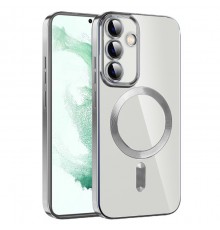 Husa pentru Samsung Galaxy S24 Plus - Techsuit Luxury Crystal MagSafe - Argintie