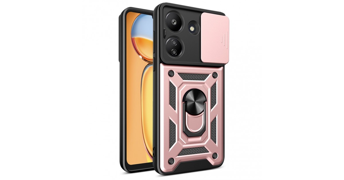 Husa pentru Xiaomi Redmi 13C 4G / Poco C65 - Techsuit CamShield Series - Rose Gold