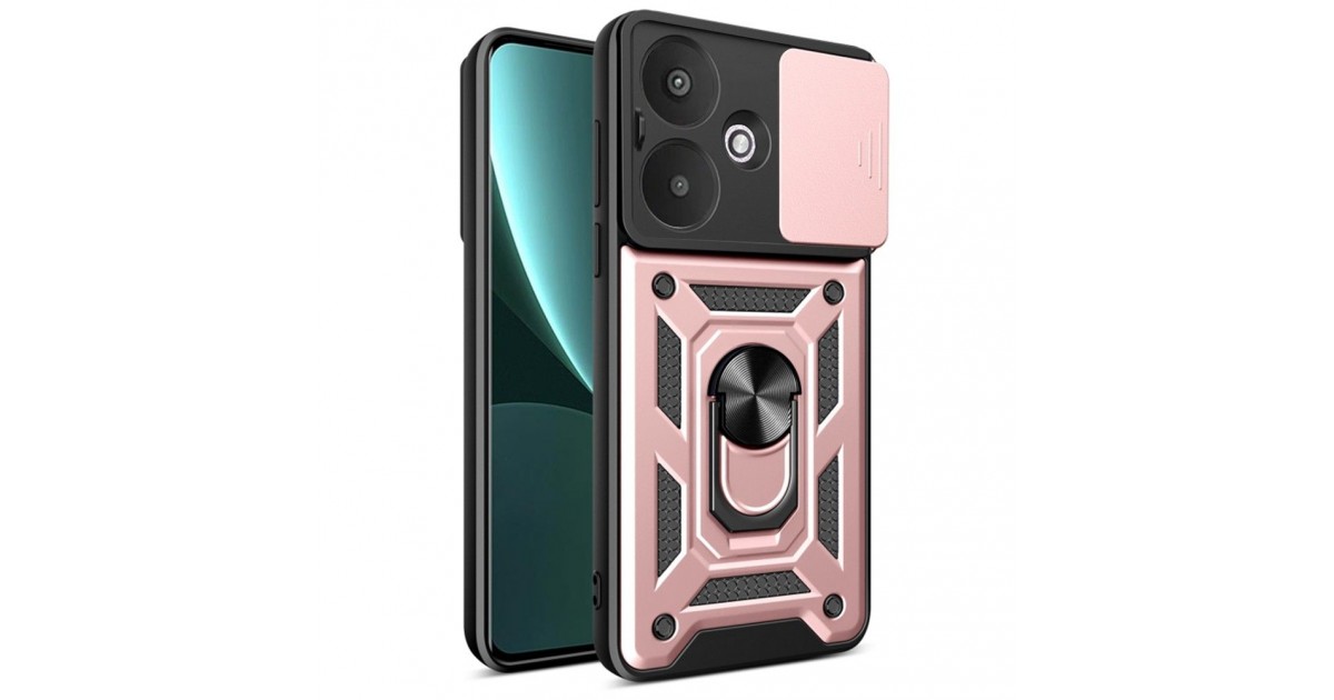 Husa pentru Xiaomi Redmi 13C 5G / Poco M6 - Techsuit CamShield Series - Rose Gold