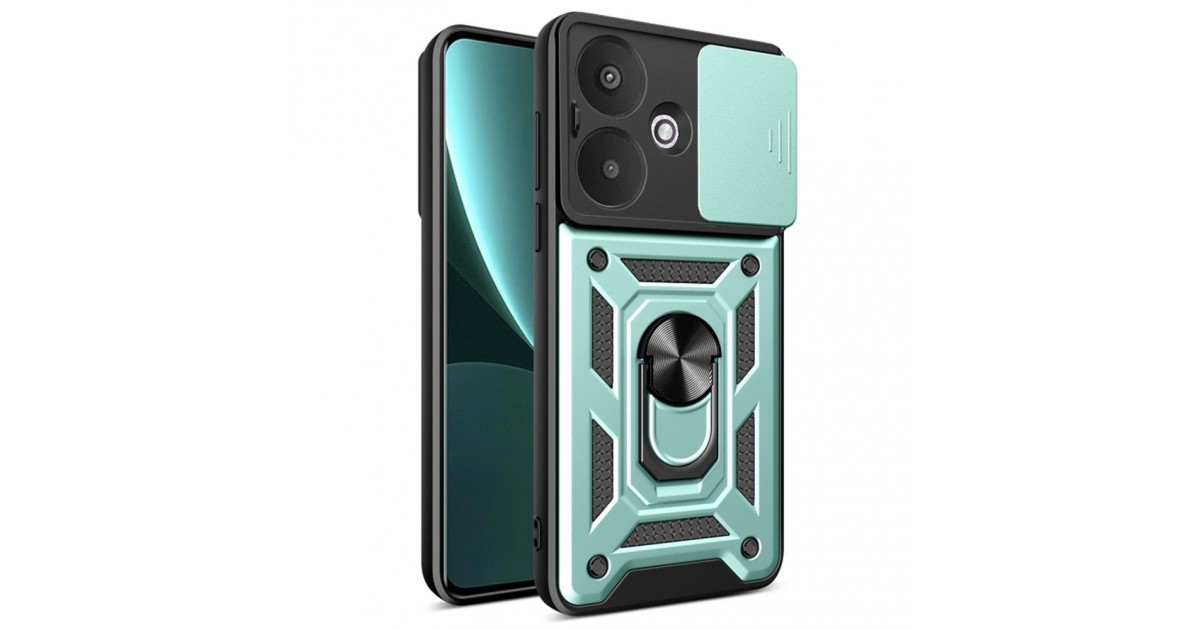 Husa pentru Xiaomi Redmi 13C 5G / Poco M6 - Techsuit CamShield Series - Verde