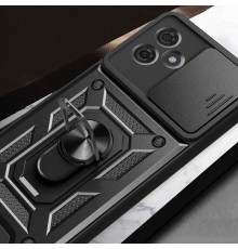 Husa pentru Motorola Moto G54 - Techsuit CamShield Series - Neagra