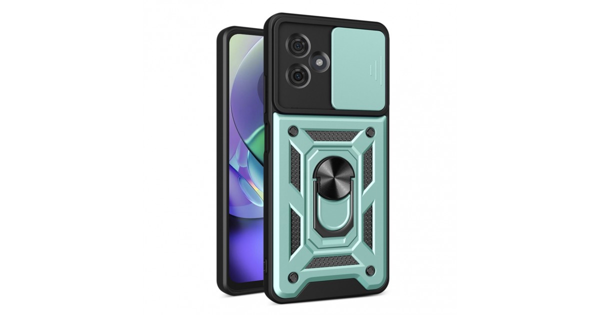 Husa pentru Motorola Moto G54 - Techsuit CamShield Series - Verde