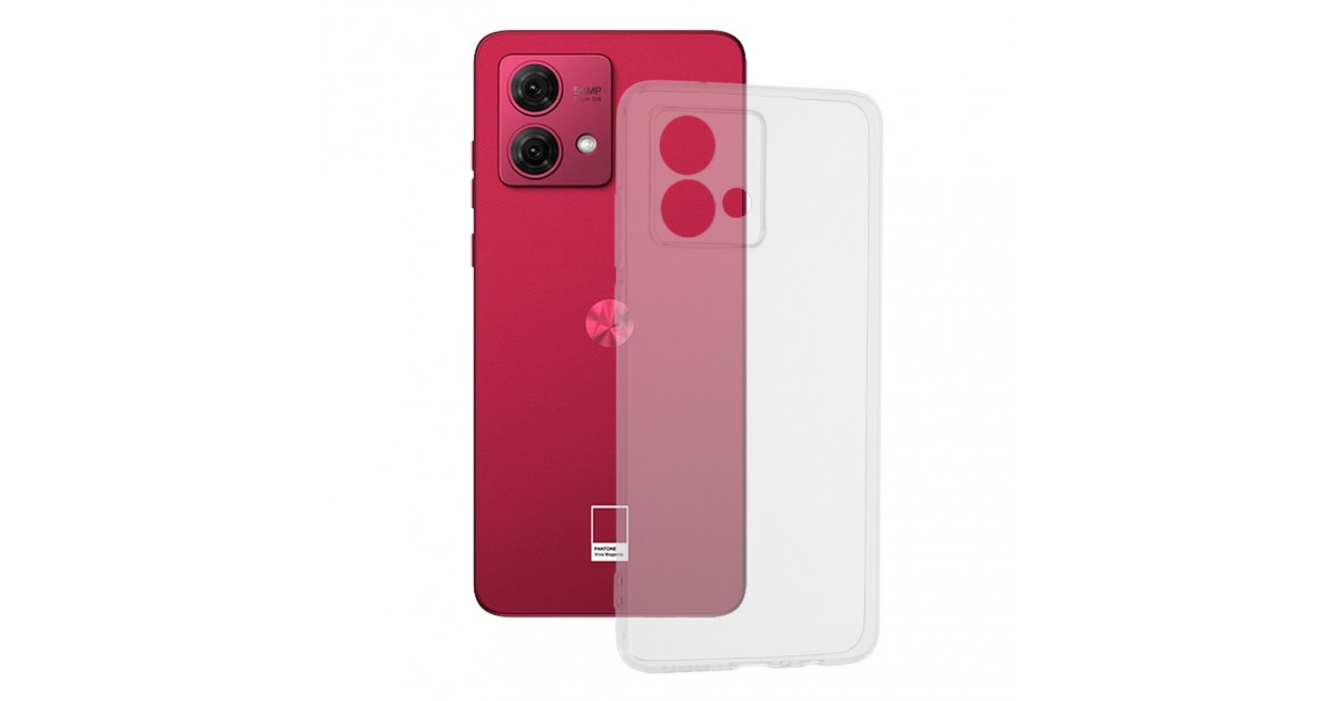 Husa pentru Motorola Moto G84 - Techsuit Clear Silicone - Transparent