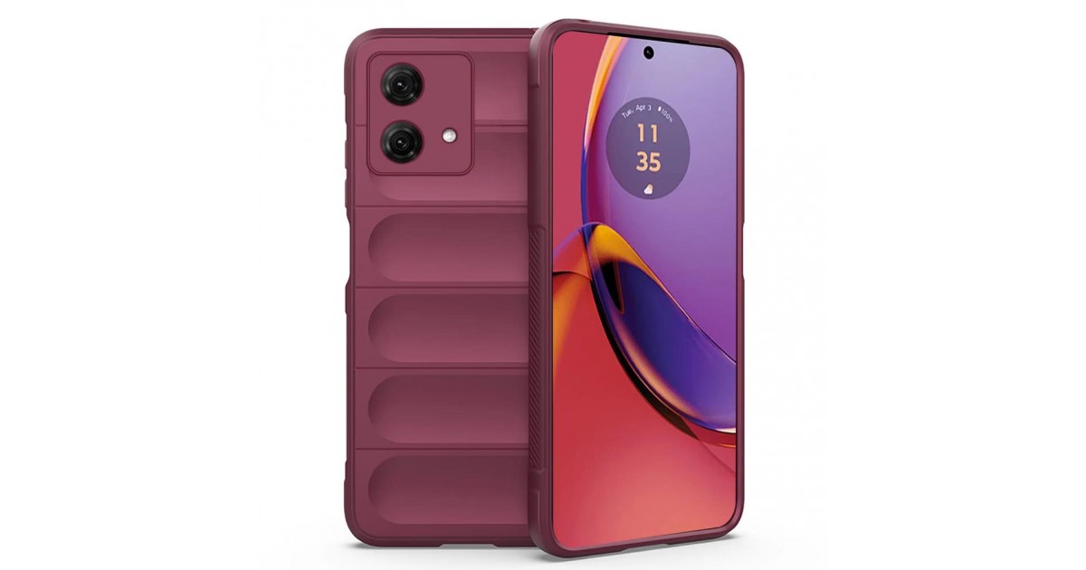 Husa pentru Motorola Moto G84 - Techsuit Magic Shield - Bordeaux