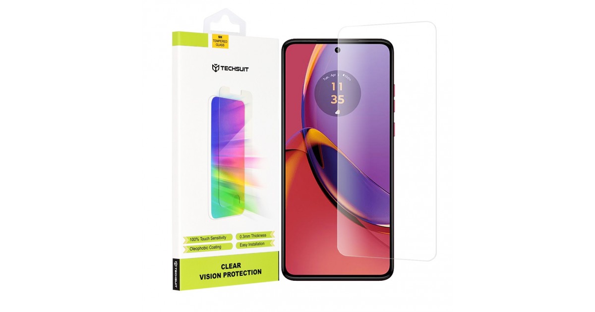 Folie pentru Motorola Moto G84 - Techsuit Clear Vision Glass - Transparent