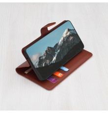 Husa pentru iPhone 11 Pro - Techsuit Leather Folio - Maro