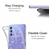Husa pentru Samsung Galaxy A14 4G / A14 5G - Techsuit SparkleSkin Series - Clear