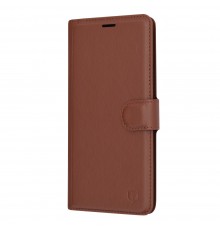 Husa pentru iPhone 11 - Techsuit Leather Folio - Maro