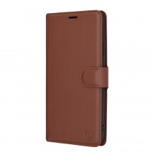 Husa pentru iPhone 11 Pro Max - Techsuit Leather Folio - Maro