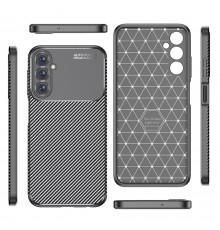 Husa pentru Samsung Galaxy A05s - Techsuit CarbonFiber - Neagra