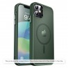 Husa pentru iPhone 11 Pro Max - Techsuit HaloFrost Series - Midnight Verde