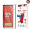 Folie pentru Samsung Galaxy S24 Ultra - Displex Real Glass 3D + Case - Clear