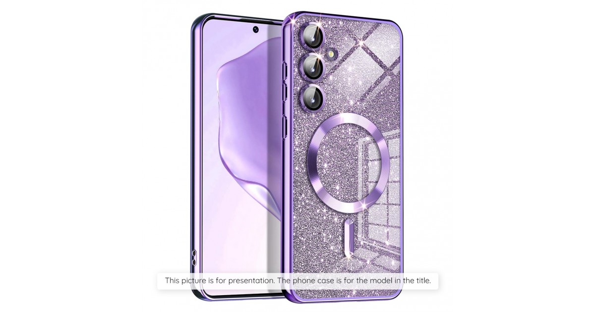 Husa pentru Samsung Galaxy S24 - Techsuit Luxury Glitter MagSafe - Light Mov