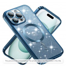 Husa pentru iPhone 15 - Spigen Caseology Parallax MagSafe - Midnight Albastra