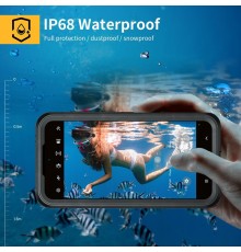 Husa pentru Samsung Galaxy A35 5G - ShellBox Waterproof IP68 Case - Neagra