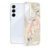 Husa pentru Samsung Galaxy A55 5G - Techsuit Marble Series - Roz Hex