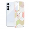 Husa pentru Samsung Galaxy A55 5G - Techsuit Marble Series - Mov Hex