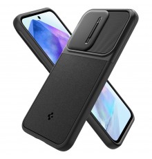 Husa Samsung Galaxy A55 5G - Spigen Optik Armor - Neagra