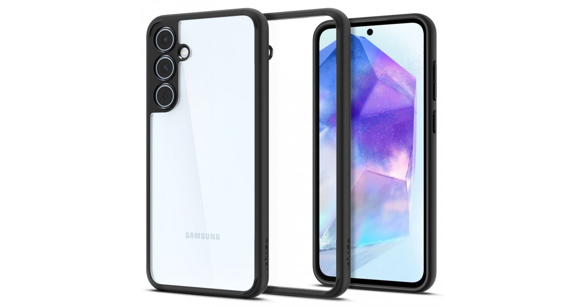 Husa pentru Samsung Galaxy A55 5G - Spigen Ultra Hybrid - Matte Neagra