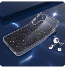 Husa pentru Samsung Galaxy A55 5G - Techsuit SparkleSkin Series - Clear