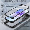 [PACHET 360] - Husa ColorVerse 360 + Folie de protectie -  Samsung Galaxy A55 5G  - Albastru