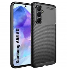 Husa pentru Samsung Galaxy A55 5G - Techsuit Soft Edge Silicone - Plum Violet